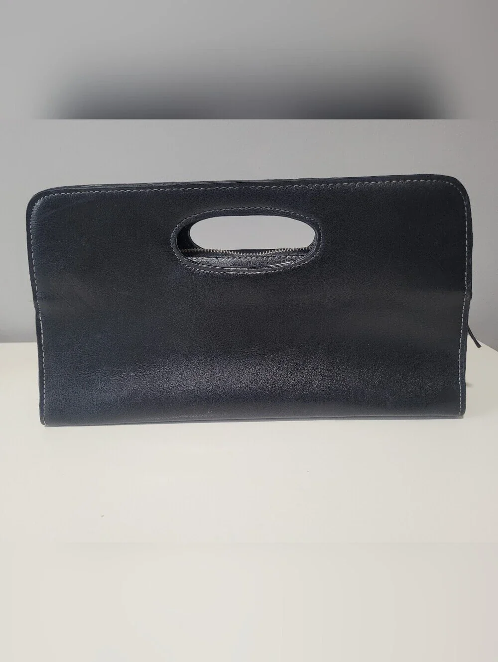 ux De Ville Studded Skull Clutch, VGUC